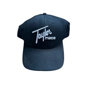 TaylorMade Golf‎ Casual Baseball Hat Cap Black/White Adjustable
